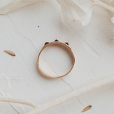 Star Set 3-stone baby (10kt) ring