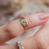 Star Set Pearl Baby (10kt) ring