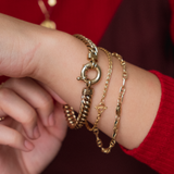 RESERVED FOR C | Puffy Curb (9kt) Bracelet