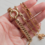 RESERVED FOR C | Puffy Curb (9kt) Bracelet