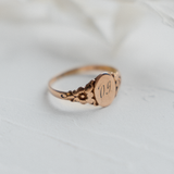 RESERVED FOR KJW | Ostby Barton '1909' Date (10kt) Ring