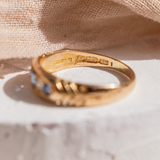 5-stone Sapphire and Diamond (18kt) Ring