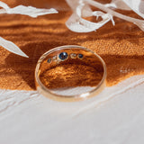 5-stone Sapphire and Diamond (18kt) Ring