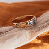 5-stone Sapphire and Diamond (18kt) Ring