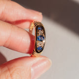 5-stone Sapphire and Diamond (18kt) Ring