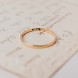 Dainty 1.3mm Stacking (15kt) Ring