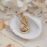 Swan (9kt) Charm