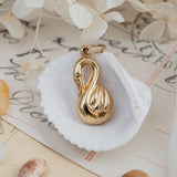 Swan (9kt) Charm