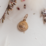 Tiny St. Christopher (9kt) Charm