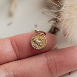Tiny St. Christopher (9kt) Charm