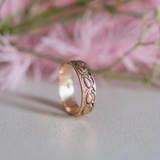 Victorian Leaf Baby (10kt) Ring - Fated Threads