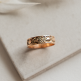 Victorian Leaf Baby (10kt) Ring
