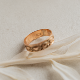 Victorian Leaf Baby (10kt) Ring