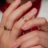 Victorian Leaf Baby (10kt) Ring