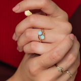 Opal Toi et Moi (9kt) Ring