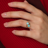 Opal Toi et Moi (9kt) Ring