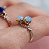 Opal Toi et Moi (9kt) Ring - Fated Threads