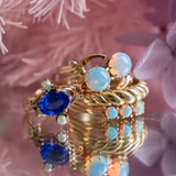 Opal Toi et Moi (9kt) Ring - Fated Threads