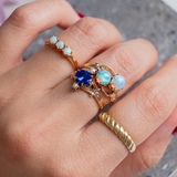 Opal Toi et Moi (9kt) Ring - Fated Threads