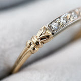 RESERVED FOR B | Art Deco Single Cut Diamond (14kt) Ring