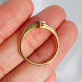Hexagon 5-stone Art Deco Diamond (18kt) Ring