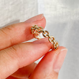 The Round Link (14kt) Ring