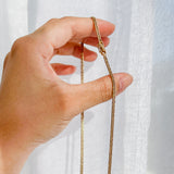 RESERVED FOR V | The Lightcatcher Double Curb (18kt) Necklace