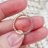 RESERVED for P | 2mm Diamond Eternity (14kt) Ring