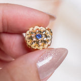 Cobalt Blue Spinel New Beginnings Mooncake Charm