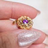 Purple Sapphire New Beginnings Mooncake Charm