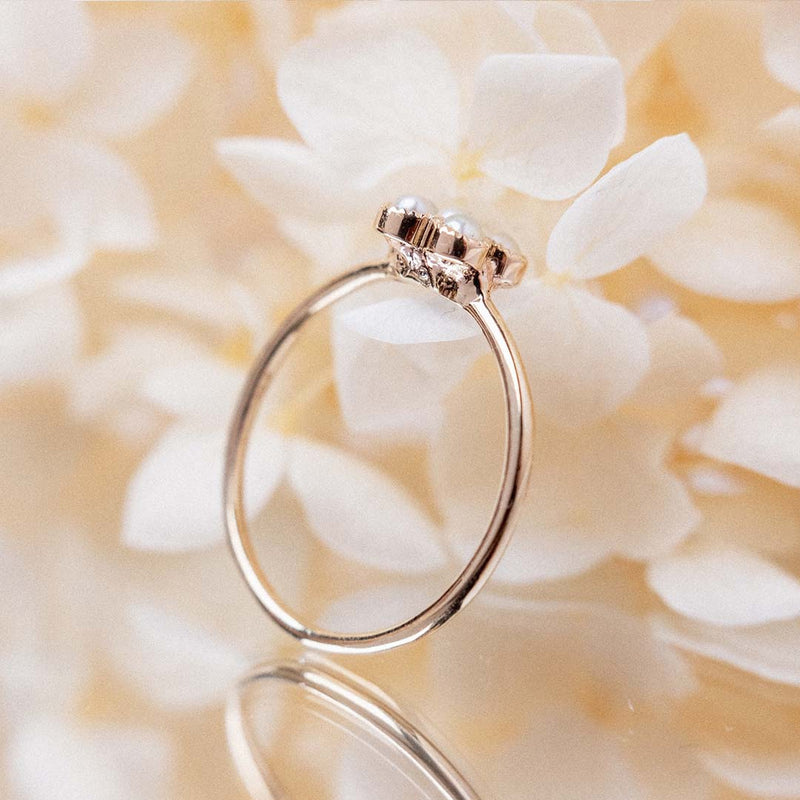 Seed Pearl Conversion (14kt) Ring