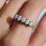 5-Stone Oval Opal (10kt) Ring