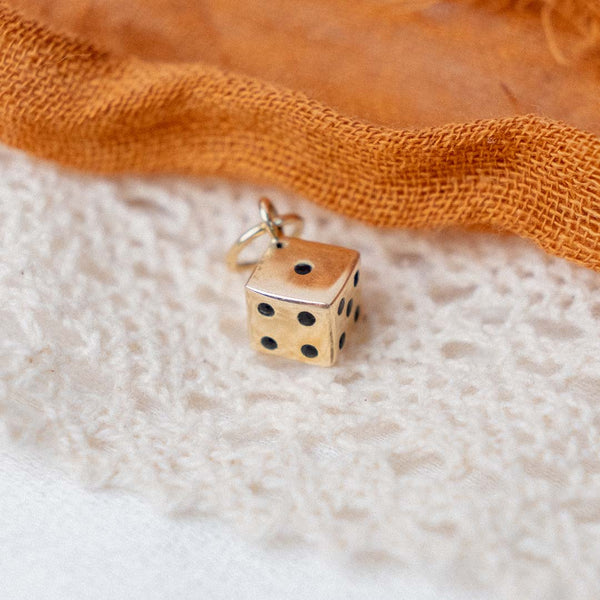 Mini Lucky Dice (14kt) Charm