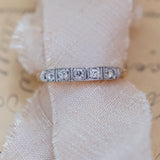 RESERVED FOR I | Old Cut Diamond (18kt) Band