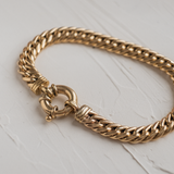 RESERVED FOR C | Puffy Curb (9kt) Bracelet