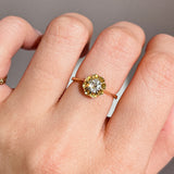RESERVED FOR I | Buttercup Old cut Diamond (14kt) Ring