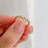 The Round Link (14kt) Ring