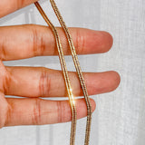 RESERVED FOR V | The Lightcatcher Double Curb (18kt) Necklace